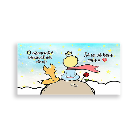 Capa Painel Retangular Sublimado - O Pequeno Principe