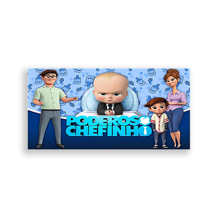 Capa Painel Retangular Sublimado - O Poderoso Chefinho