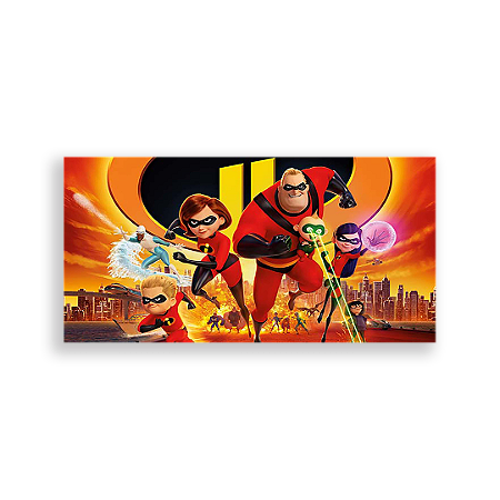 Capa Painel Retangular Sublimado - Os Incriveis