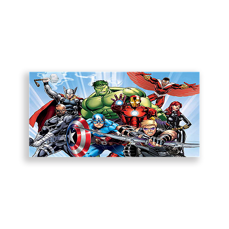 Capa Painel Retangular Sublimado - Os Vingadores