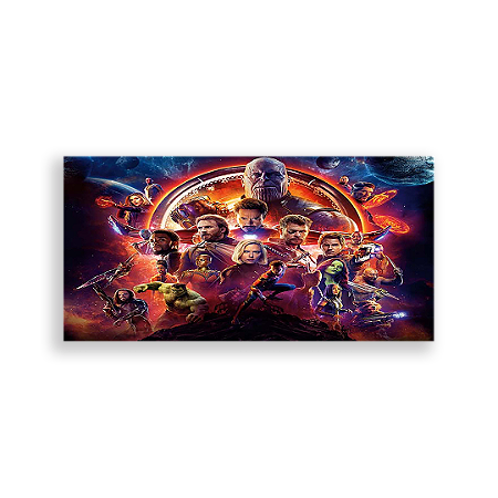 Capa Painel Retangular Sublimado - Os Vingadores