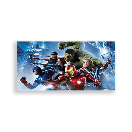 Capa Painel Retangular Sublimado - Os Vingadores