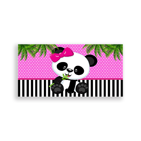 Capa Painel Retangular Sublimado - Pandas