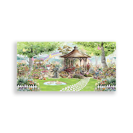 Capa Painel Retangular Sublimado - Pascoa