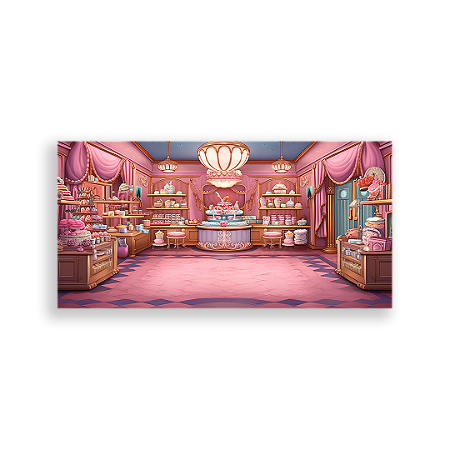 Capa Painel Retangular Sublimado - Patisserie