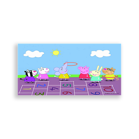 Capa Painel Retangular Sublimado - Peppa Pig
