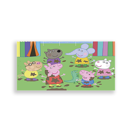 Capa Painel Retangular Sublimado - Peppa Pig