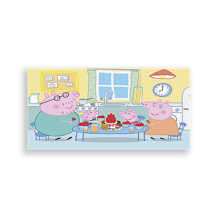 Capa Painel Retangular Sublimado - Peppa Pig