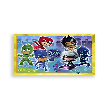 Capa Painel Retangular Sublimado - Pj Mask