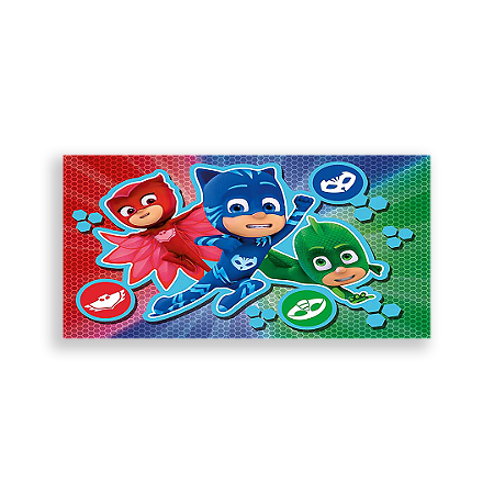 Capa Painel Retangular Sublimado - Pj Mask