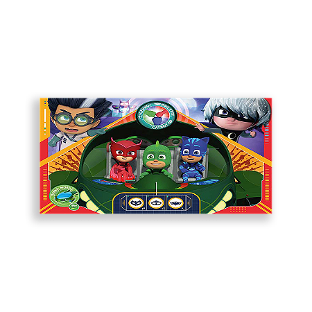 Capa Painel Retangular Sublimado - Pj Mask