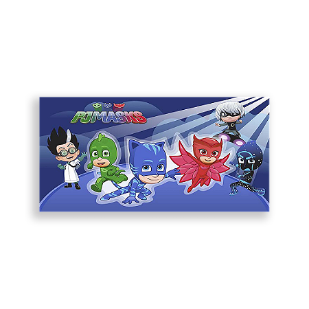 Capa Painel Retangular Sublimado - Pj Mask