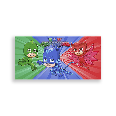 Capa Painel Retangular Sublimado - Pj Mask