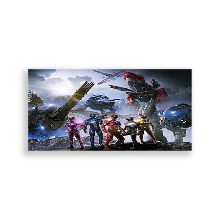 Capa Painel Retangular Sublimado - Power Rangers