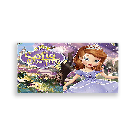Capa Painel Retangular Sublimado - Princesa Sofia