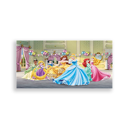 Capa Painel Retangular Sublimado - Princesas Disney