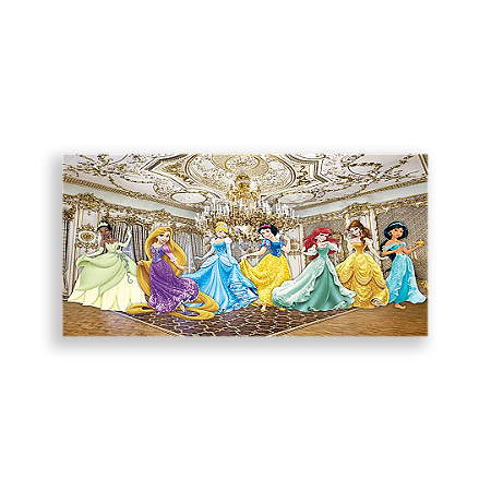Capa Painel Retangular Sublimado - Princesas Disney
