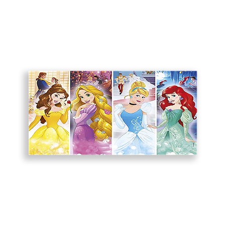 Capa Painel Retangular Sublimado - Princesas Disney