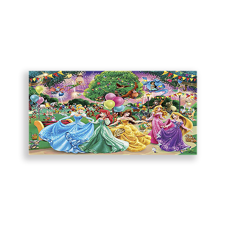 Capa Painel Retangular Sublimado - Princesas Disney