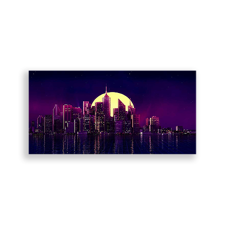 Capa Painel Retangular Sublimado - Prédios