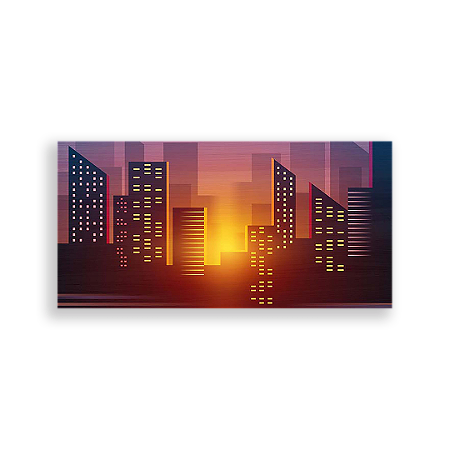 Capa Painel Retangular Sublimado - Prédios