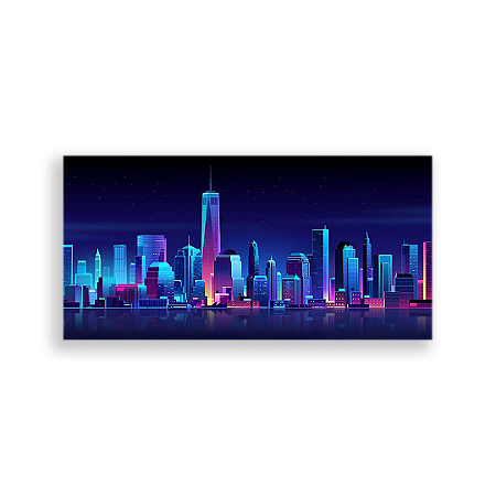 Capa Painel Retangular Sublimado - Prédios