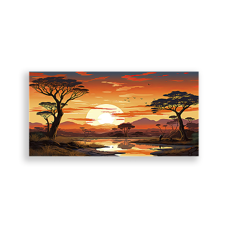 Capa Painel Retangular Sublimado - Rei Leao