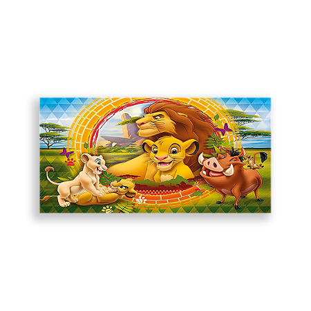 Capa Painel Retangular Sublimado - Rei Leão