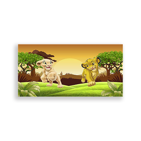 Capa Painel Retangular Sublimado - Rei Leão
