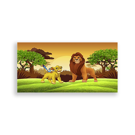 Capa Painel Retangular Sublimado - Rei Leão