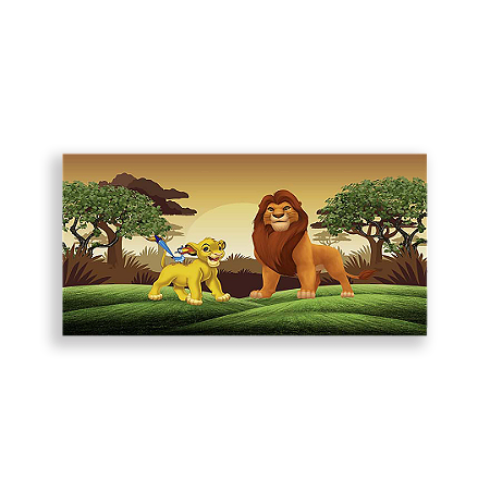 Capa Painel Retangular Sublimado - Rei Leão