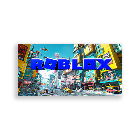 Capa Painel Retangular Sublimado - Roblox