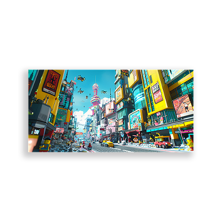 Capa Painel Retangular Sublimado - Roblox