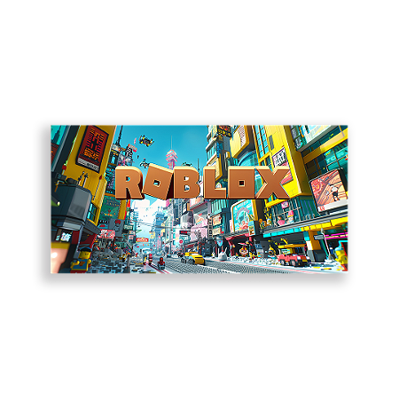 Capa Painel Retangular Sublimado - Roblox