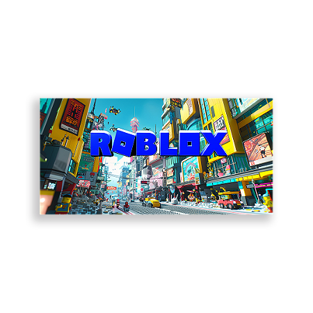 Capa Painel Retangular Sublimado - Roblox