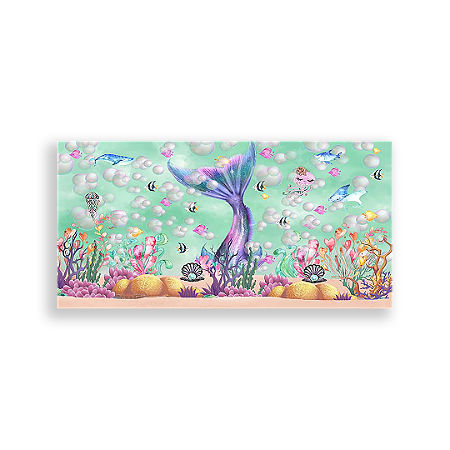 Capa Painel Retangular Sublimado - Sereias