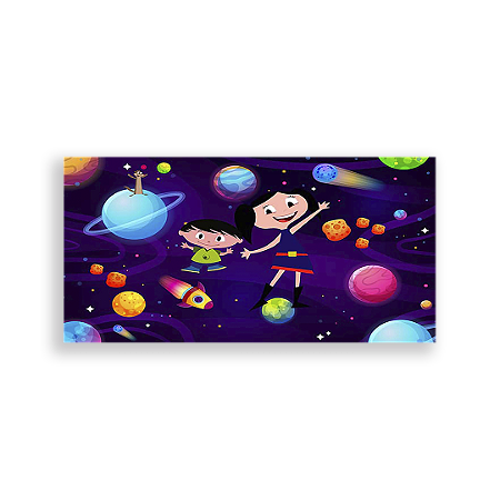 Capa Painel Retangular Sublimado - Show Da Luna