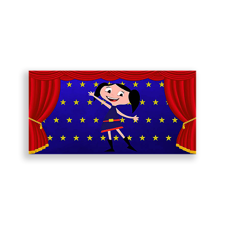 Capa Painel Retangular Sublimado - Show Da Luna