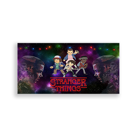 Capa Painel Retangular Sublimado - Stranger Thinks