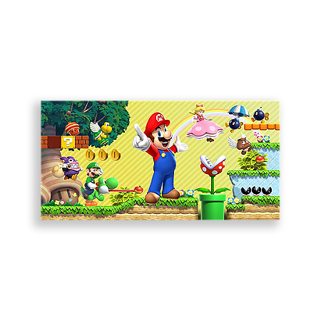 Capa Painel Retangular Sublimado - Super Mario