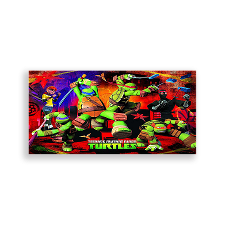 Capa Painel Retangular Sublimado - Tartarugas Ninja