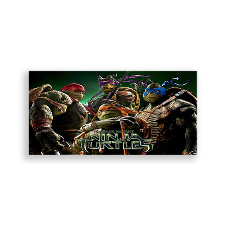 Capa Painel Retangular Sublimado - Tartarugas Ninja