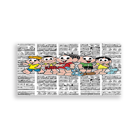 Capa Painel Retangular Sublimado - Turma Da Mônica