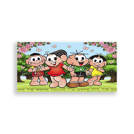 Capa Painel Retangular Sublimado - Turma Da Mônica