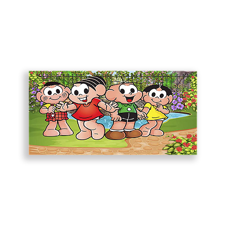 Capa Painel Retangular Sublimado - Turma Da Mônica