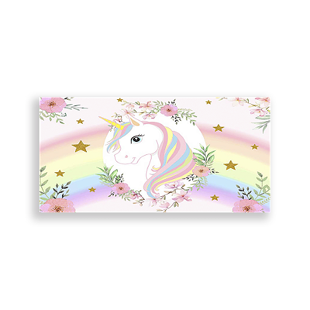 Capa Painel Retangular Sublimado - Unicórnio