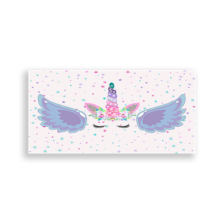 Capa Painel Retangular Sublimado - Unicórnio