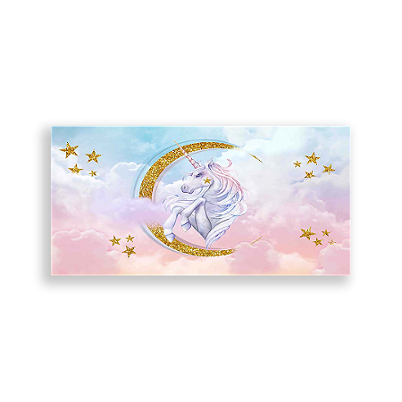 Capa Painel Retangular Sublimado - Unicórnio