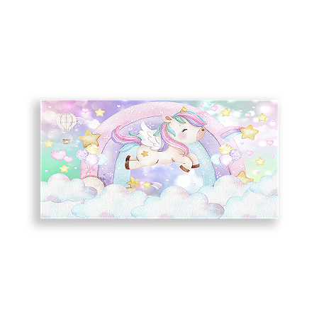 Capa Painel Retangular Sublimado - Unicórnio