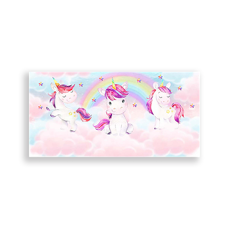Capa Painel Retangular Sublimado - Unicórnio